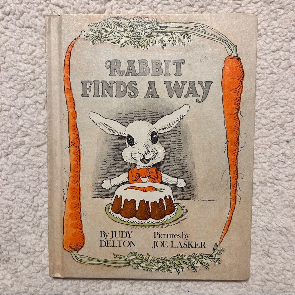 Vintage Rabbit Finds a Way Children’s Book by Judy Delton copyright 1975